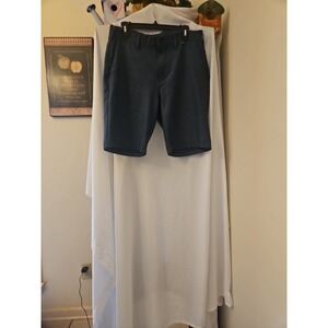 Hurley‎ Nike DRI-FIT Mens Flat Front Shorts Heathered Blue Size 32 Hybrid